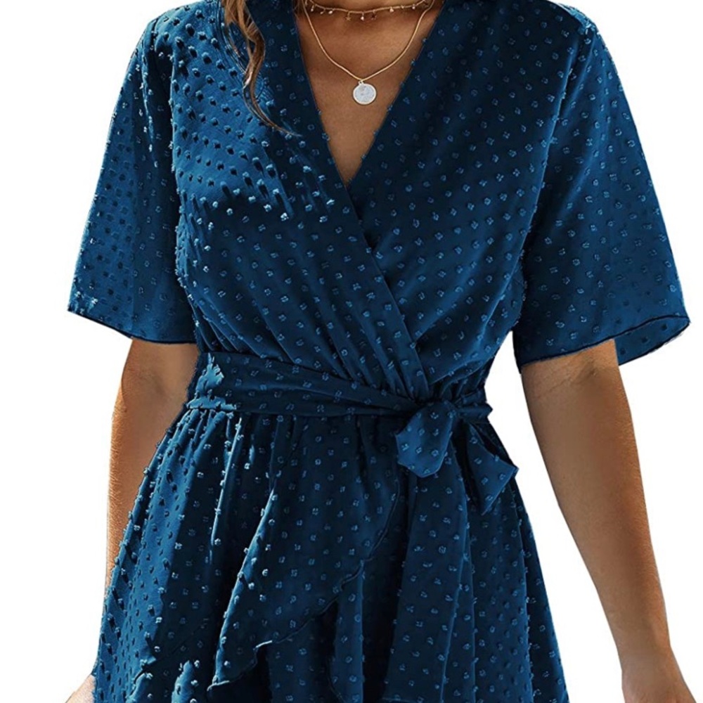 Teal A-line dress from BTFBM Amazon XXL never worn